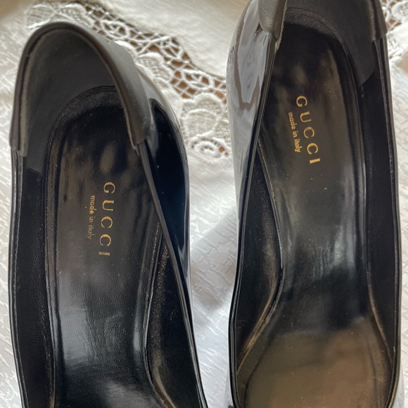 Gucci, Black Patent, Wedges - Picture 4 of 7